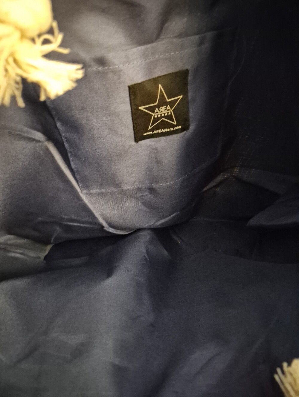 Area 'NAMASTAY AT THE BEACH' Sequin Tote - Picture 4 of 4